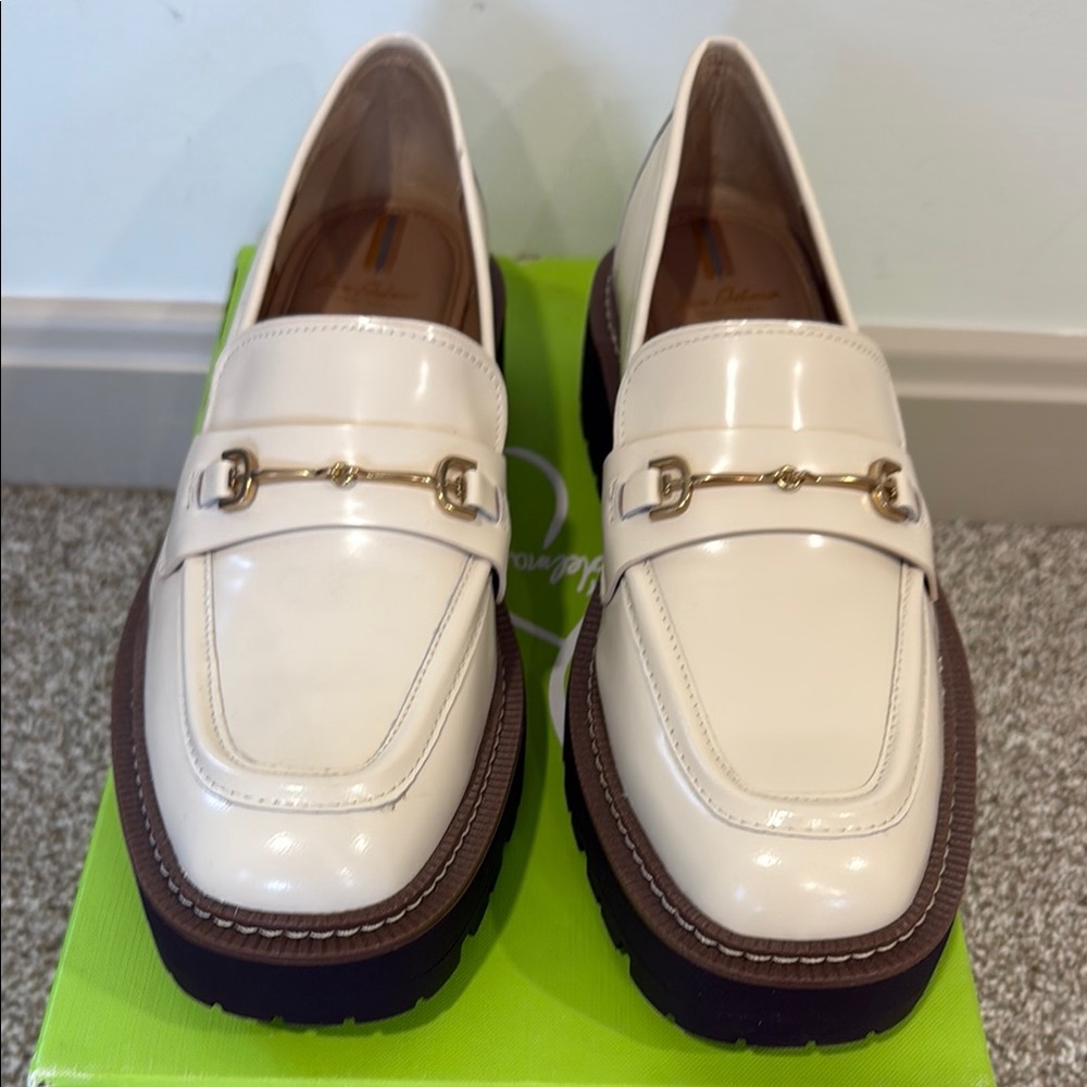 Sam Edelman Laurs Ivory Clug Sole Loafer Women’s 10.5 NIB